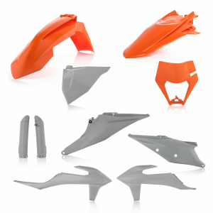 Kit complet plastice Acerbis KTM EXC/EXC-F 2020-2023 Portocaliu, 3, nordicamoto.ro