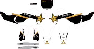 Complete Graphics Kit White, 1, nordicamoto.ro