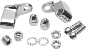 Front Turn Signal Mount Kit Silver
