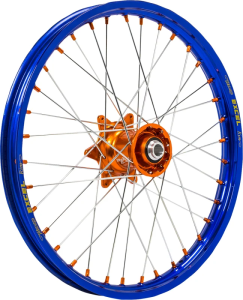 KITE Wheel Assembly Elite Mx-en Front 1.60''x21'' Aluminium Orange | Blue , 1, nordicamoto.ro