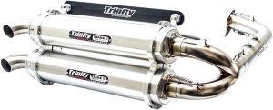 Stage 5 Dual Exhaust System Brushed