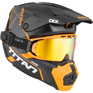 CKX Helmet Titan AMS Conrod Orange Matt + Goggles, M, 4, nordicamoto.ro