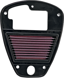 High-flow Air Filter Black, Red, 1, nordicamoto.ro