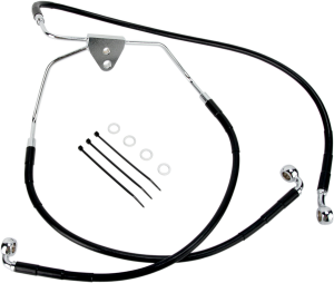 Stainless Steel Brake Line Kit Black