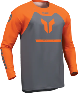 Youth Ridemode Menace Jersey Gray, Orange 