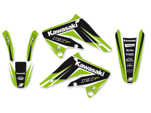 Dream 4 Graphics Kit Black, Green, White, 2, nordicamoto.ro