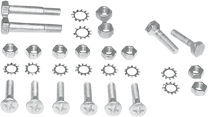 Rear Fender Mounting Hardware Kit Silver