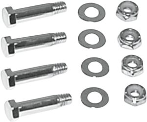 Floorboard Hinge Bolt Kit Silver, 1, nordicamoto.ro