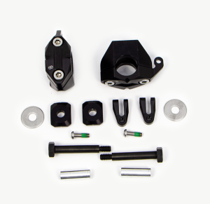 2d.gt Handlebar Risers Black, 2, nordicamoto.ro