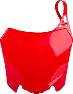 Front Number Plate Red