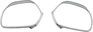 Visored Mirror Trim Chrome, 2, nordicamoto.ro