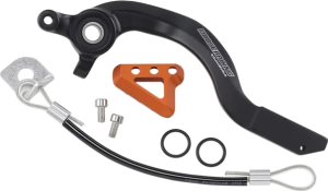 MOOSE RACING Brake Pedal Black, Orange 