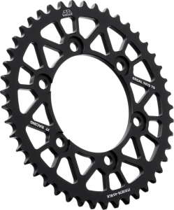 Pinion spate din aluminiu Racelite, negru , nordicamoto.ro