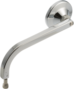 No. 2 Standard 2-1/4(r) Round Mirror Silver