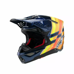 Casca Alpinestars S-M10 Tld 25 Blue/Orange/Yellow