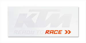 Sticker masina KTM White Orange