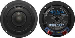 200 Watt Front Speakers Black 