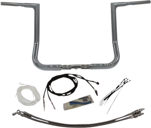 1-1/4(r) Ez Install Flat Top Handlebar Kit Silver