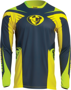 Tricou Thor Pulse 04 LE Midnight/Lime S, 5, nordicamoto.ro
