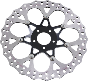 Two-piece Floating Brake Rotor Black, 2, nordicamoto.ro