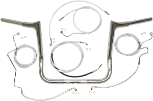 1-1/4(r) Viking Handlebar Installation Kit Silver, 1, nordicamoto.ro