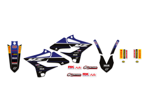 Blackbird Racing Replica Team Yamaha 2019/2020 Graphics Kit Blue, Black, 3, nordicamoto.ro