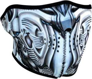 Half Mask Biomechanical Blue
