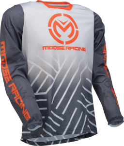 Tricou MOOSE RACING Sahara Gray/Orange