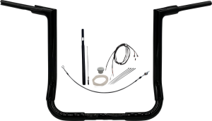 1-1/2(r) Ez Install Flat Top Handlebar Kit Black, 2, nordicamoto.ro