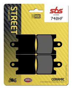 Hf Street Ceramic Organic Brake Pads, 1, nordicamoto.ro
