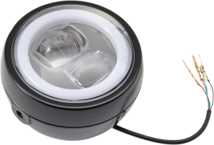 Headlight Capsule Black, 2, nordicamoto.ro