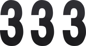 Standard Numbers Black, 1, nordicamoto.ro
