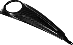 Carbon Fiber Dash Panel For Touring Models Black, Gloss, Carbon Fiber, 3, nordicamoto.ro
