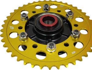 Titanium Sprocket Nuts Silver