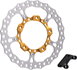 Big Brake 14(r) Full Floating Brake Rotor Kit Gold