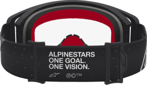Ochelari Alpinestars Supertech Vesta Negru Mat/Argintiu/Lentila Clara, 2, nordicamoto.ro