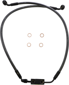 Karbonfibr Lower Brake Line Silver, Carbon Fiber, Karbonfibr