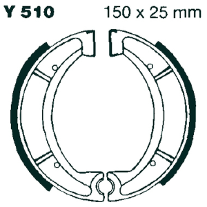 (r)g(r) Grooved Brake Shoe, 1, nordicamoto.ro
