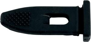 Rubber Hood Latch Black