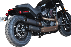 Grand National Slip-on Mufflers Black, 2, nordicamoto.ro