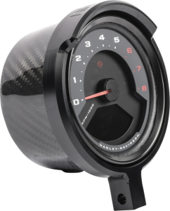 Softail Gauge Relocation Kit Black, Anodized, 5, nordicamoto.ro