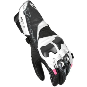 Manusi de piele sport dama MACNA PROTEGO S Negru/Auriu, 3, nordicamoto.ro
