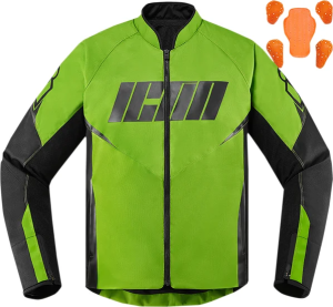 Geaca Textil Icon Hooligan Black/Green