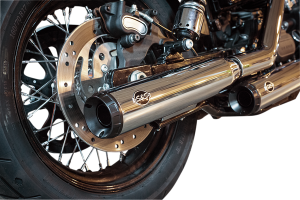Grand National Slip-on Mufflers Black