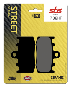 Hf Street Ceramic Organic Brake Pads, 1, nordicamoto.ro