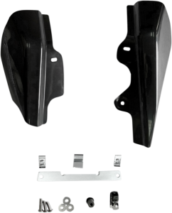 Frame Mounted Heat Deflectors Black, 1, nordicamoto.ro