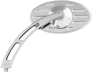 Billet Aluminum Mirrors With Clear Glass Silver