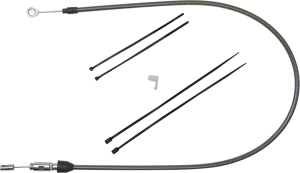 Karbonfibr Quick Connect Upper Clutch Cable Silver, 1, nordicamoto.ro