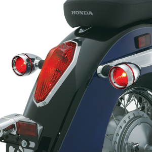 Deep-dish Bezels W/ Lens Chrome, 3, nordicamoto.ro