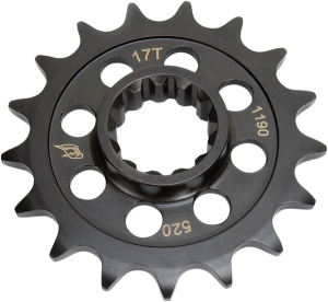 Lightweight Steel Sprocket Black, Zinc